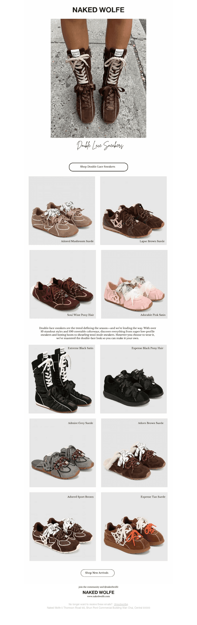 Now Trending: Double-Laced Sneakers
