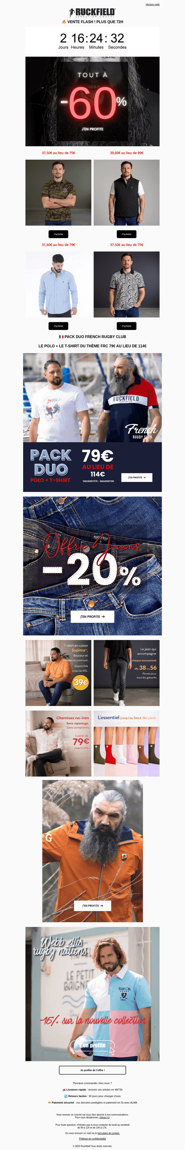 ⏳ PLUS QUE 72H ! Tout à -60% 🔥