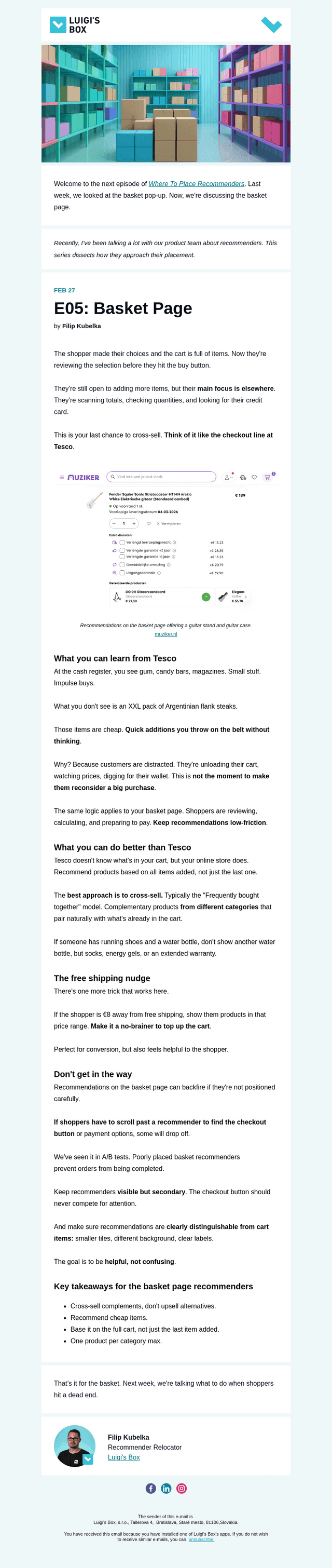 Luigi's Box email from Fri, Feb 27, 2026