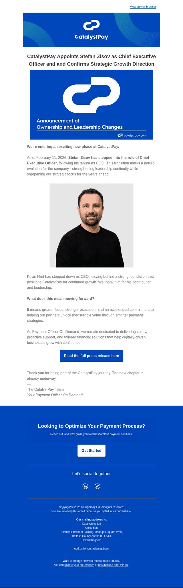 Catalyst Commerce email from Fri, Feb 27, 2026