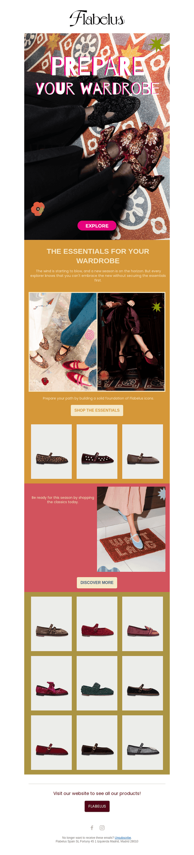 PREPARE YOUR WARDROBE