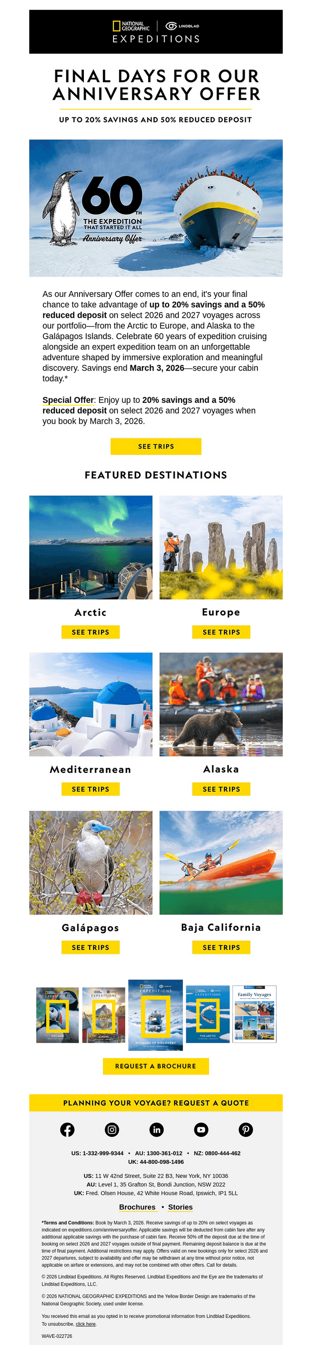 Lindblad Expeditions email from Fri, Feb 27, 2026