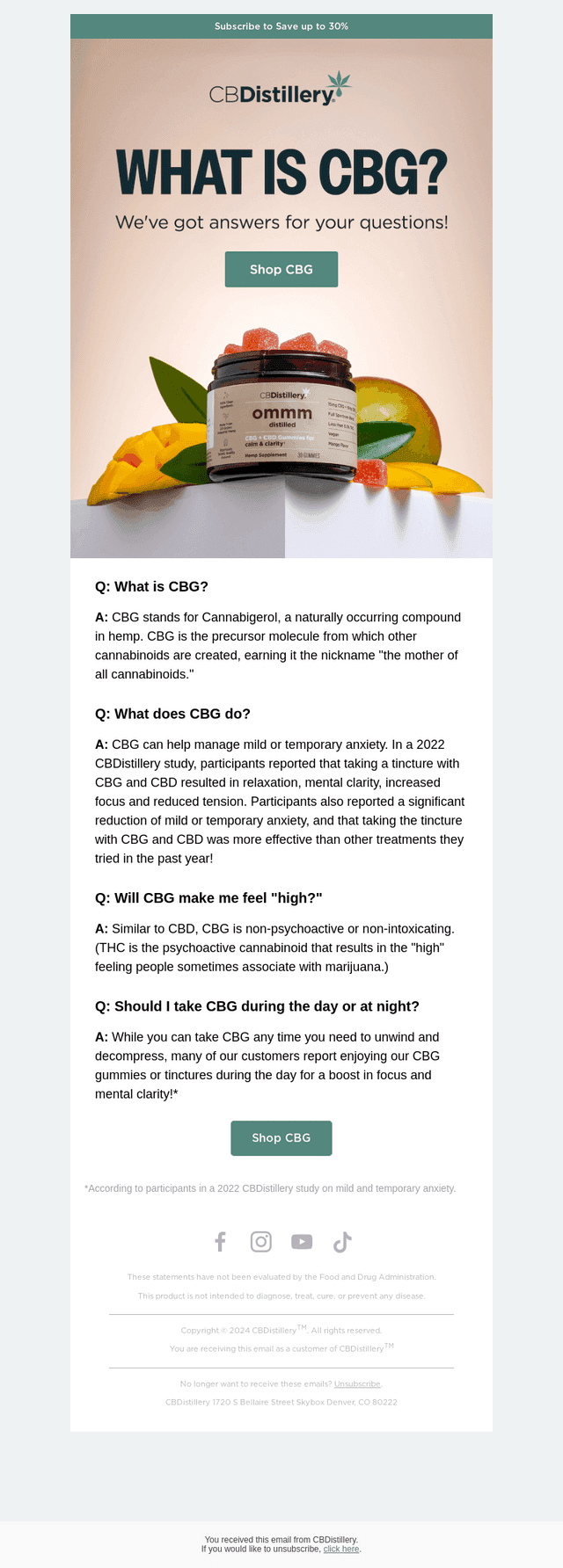 So, just what is CBG?