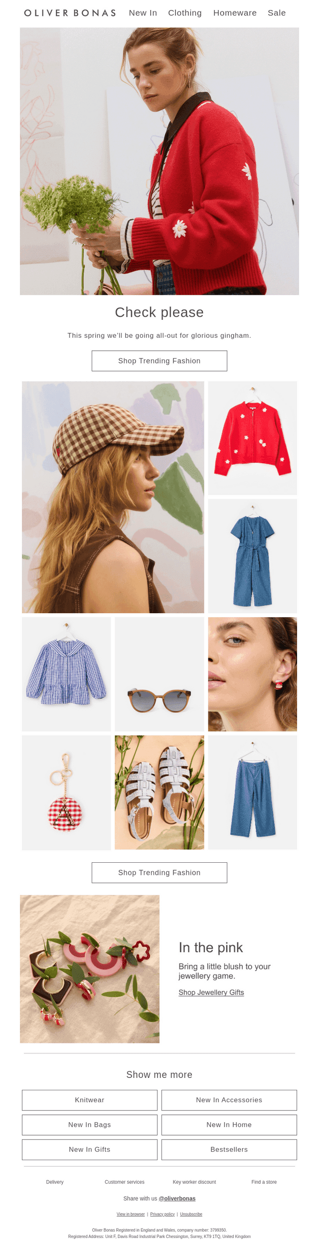 Trending print | Glorious gingham