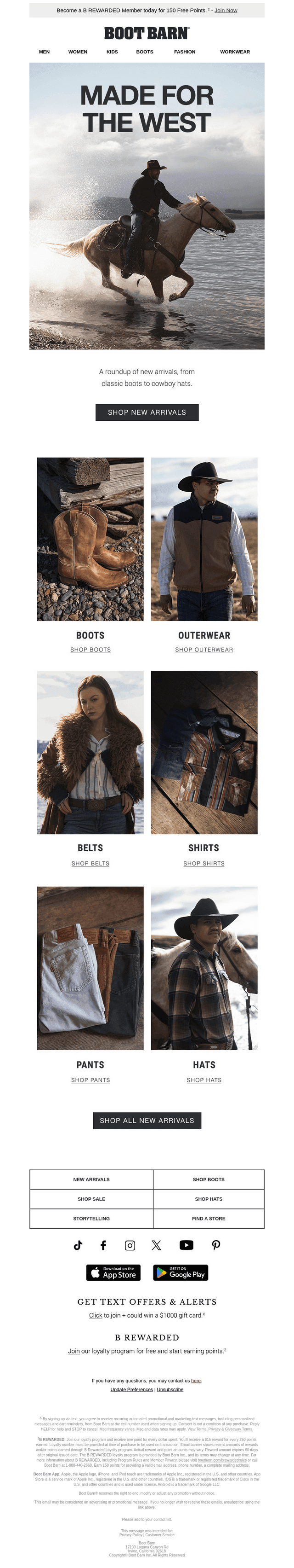 The Latest Pieces Made for the West