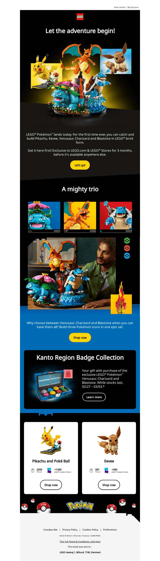 LEGO® Pokémon™ is here!