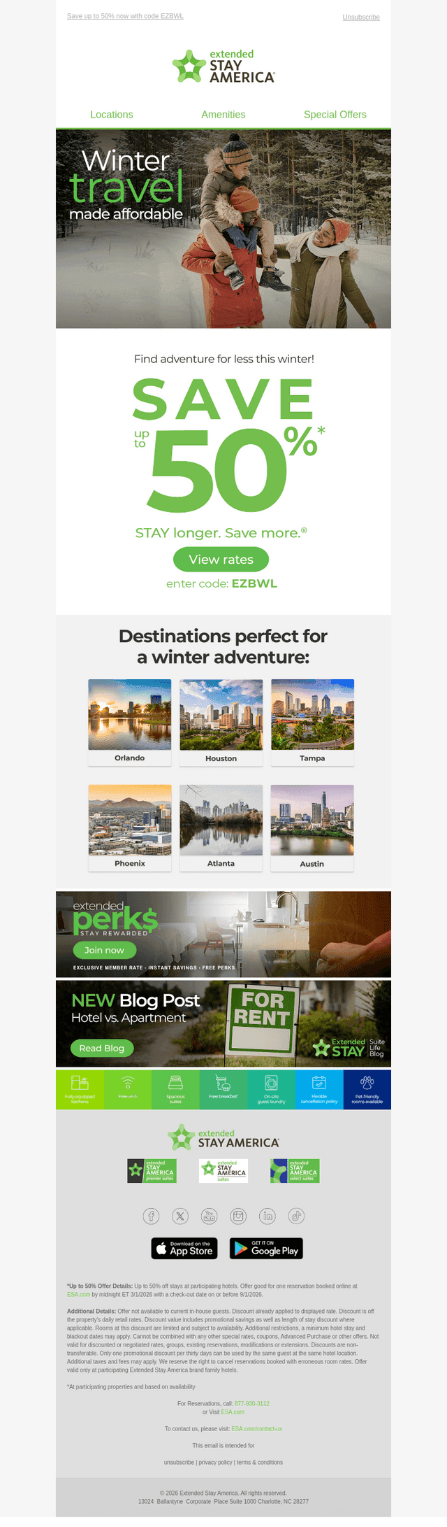 Extended Stay America email from Fri, Feb 27, 2026