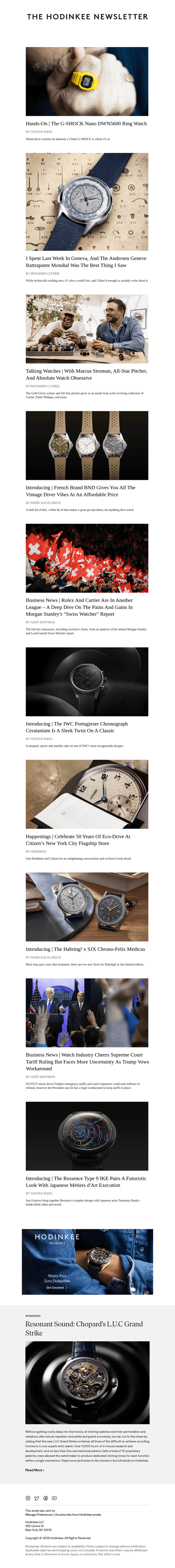 Hodinkee Weekly | 02/27/2026