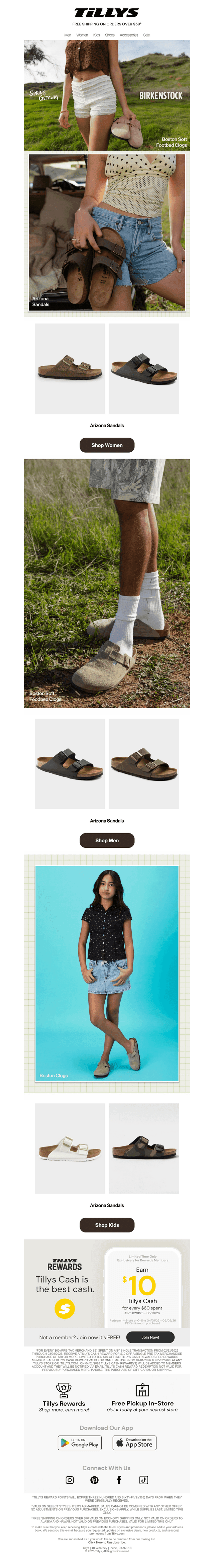 Spring Getaway in Birkenstock