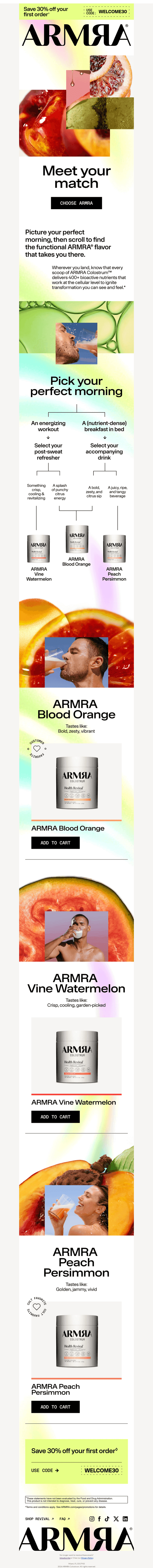 Quiz: Find Your ARMRA Flavor