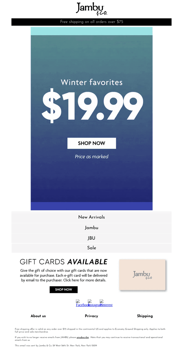 Few Hours Left! $19.99 and Up