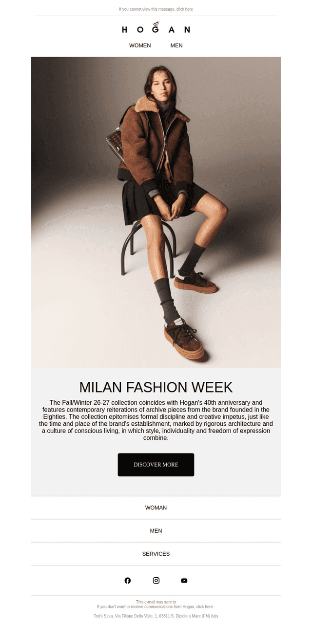 Hogan presents the Fall/Winter 26-27 collection