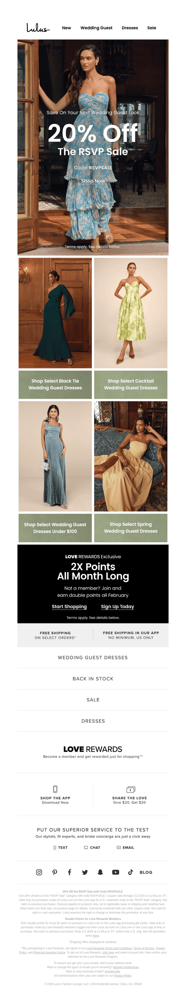 20% Off = Even Easier to RSVP Yes 😍​
