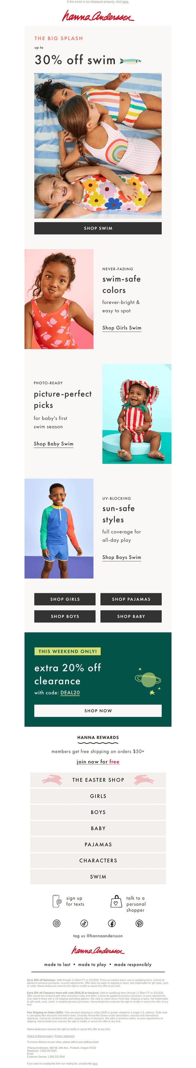 Make A SPLASH 💦 | Up To 30% Off Swim