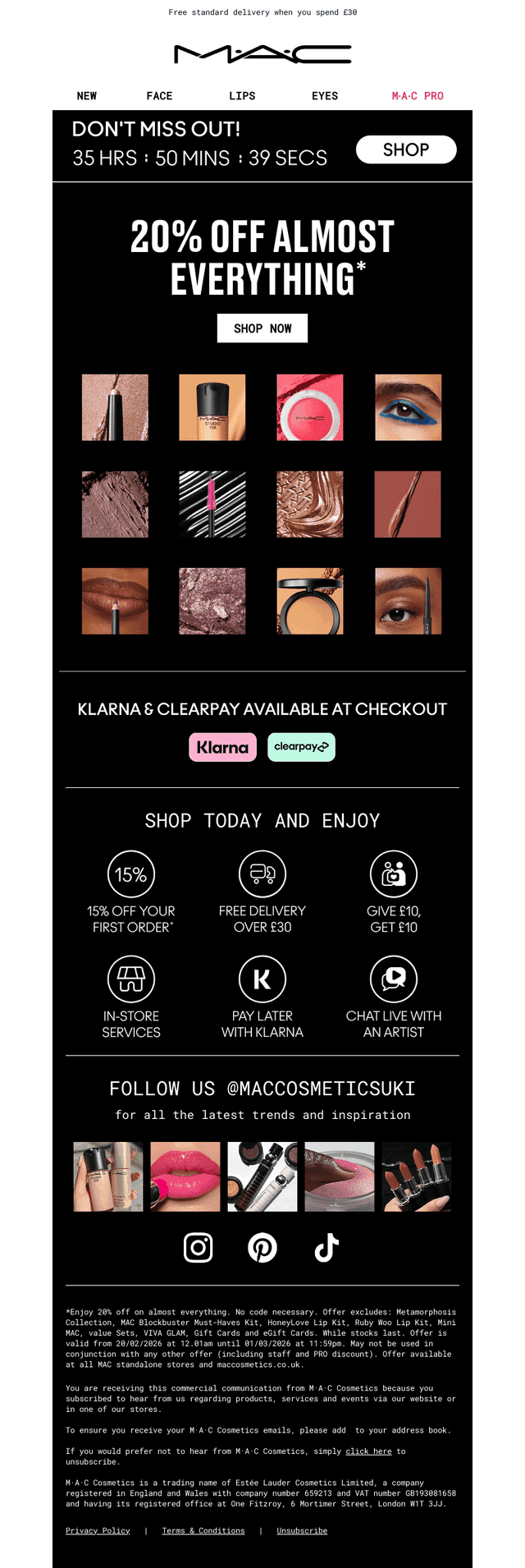 20% off is almost over!!
