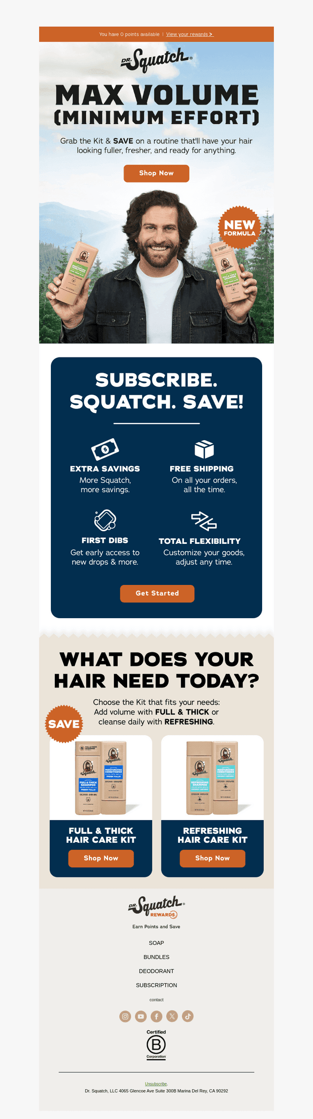 Volume UP. Savings ON.