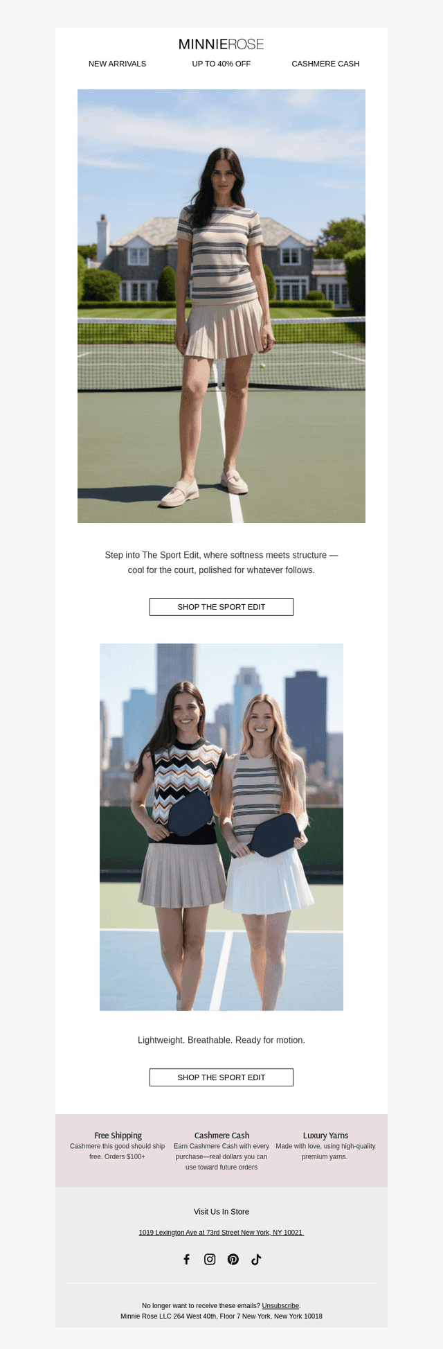 The On & Off Court Edit 🎾