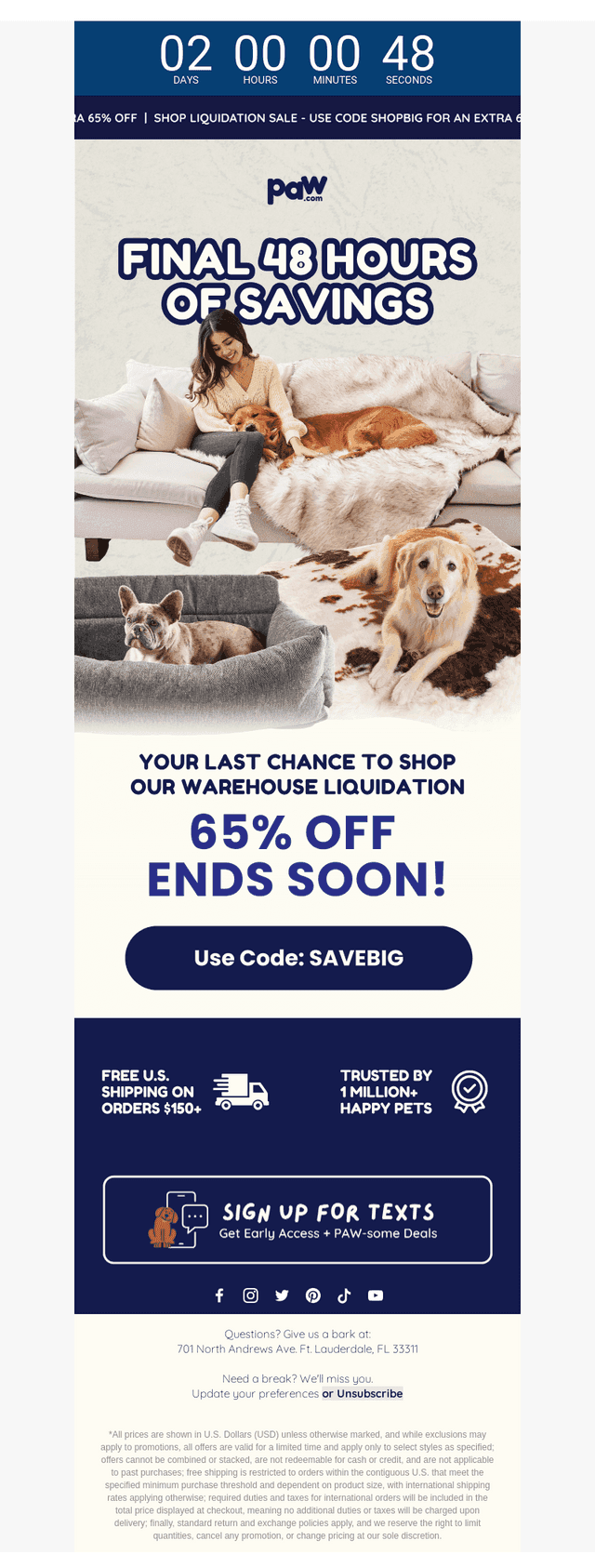 Final 48 Hours: Liquidation Sale