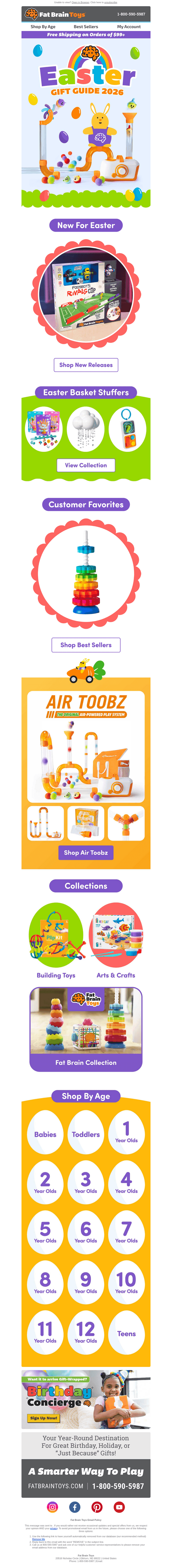 Fat Brain Toys email from Sat, Feb 28, 2026