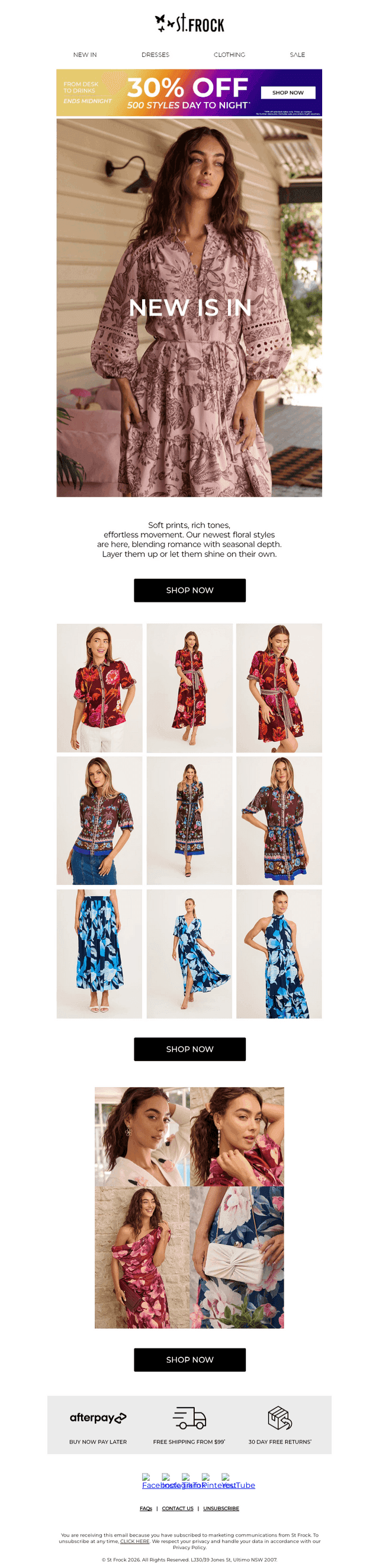 The New Florals Have Arrived