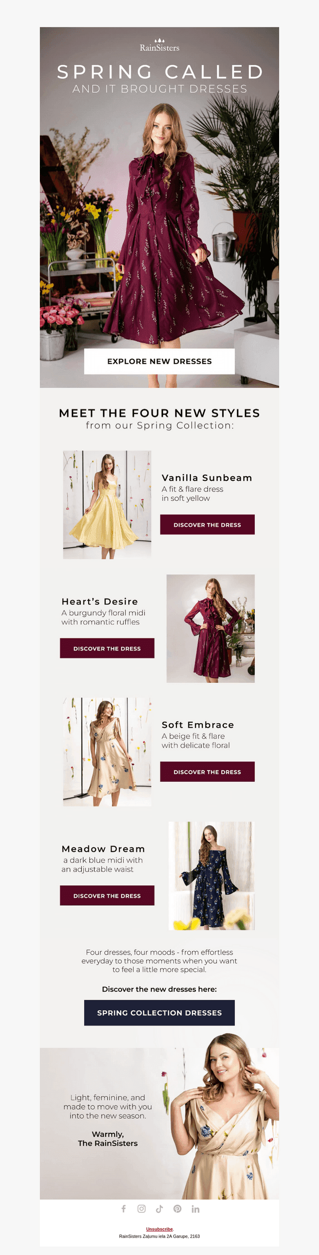 RainSisters email from Sun, Mar 1, 2026