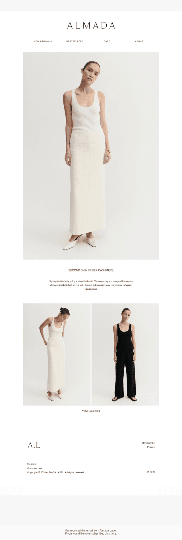 Second Skin In Silk Cashmere