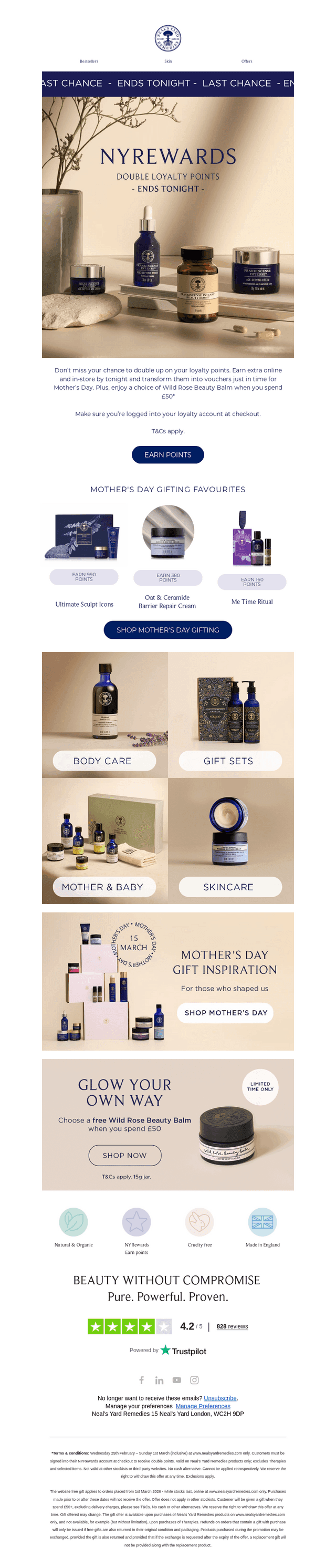 Neal's Yard Remedies email from Sun, Mar 1, 2026