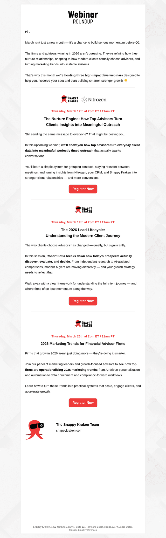 [Webinar Roundup] Make March Your Turning Point
