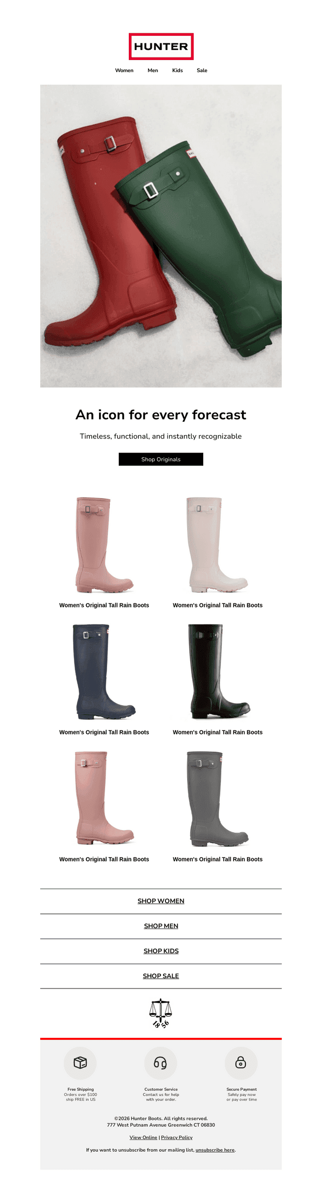 The Boot That Started It All — Hunter Originals