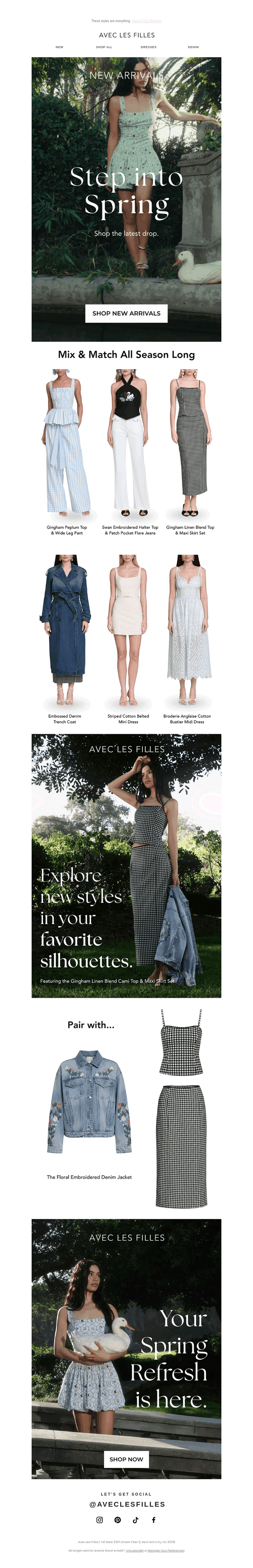 Step Into Spring: New Arrivals Are Here