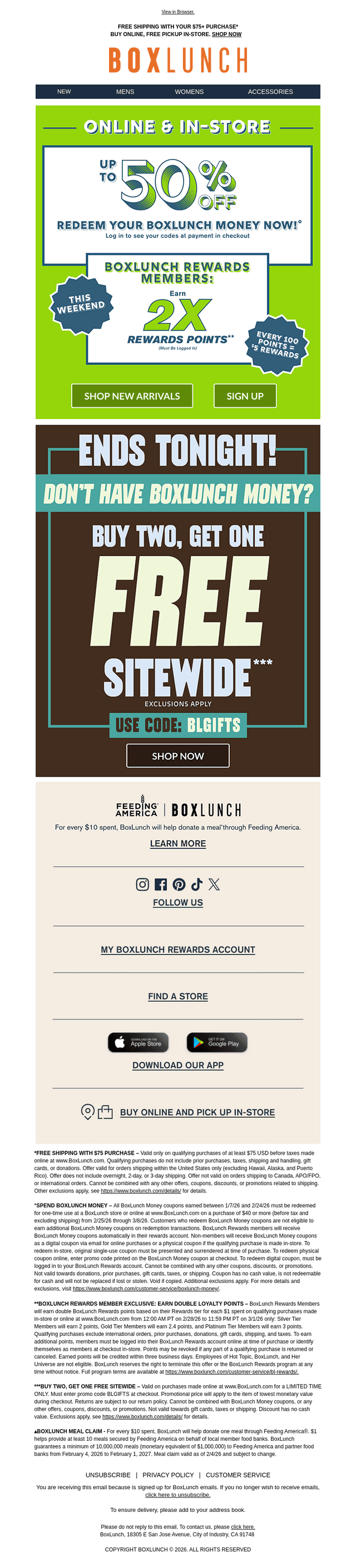 Buy two, get one FREE on almost everything 🚨