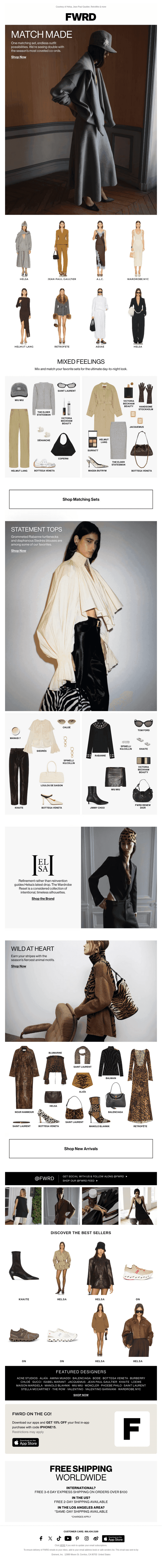 Spring’s most necessary matching sets