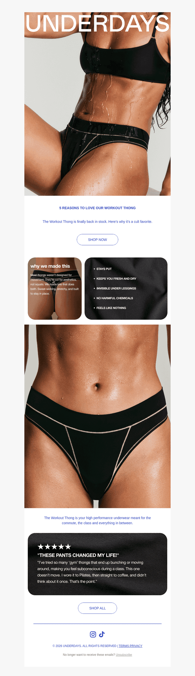 THE THONG THAT ACTUALLY STAYS PUT