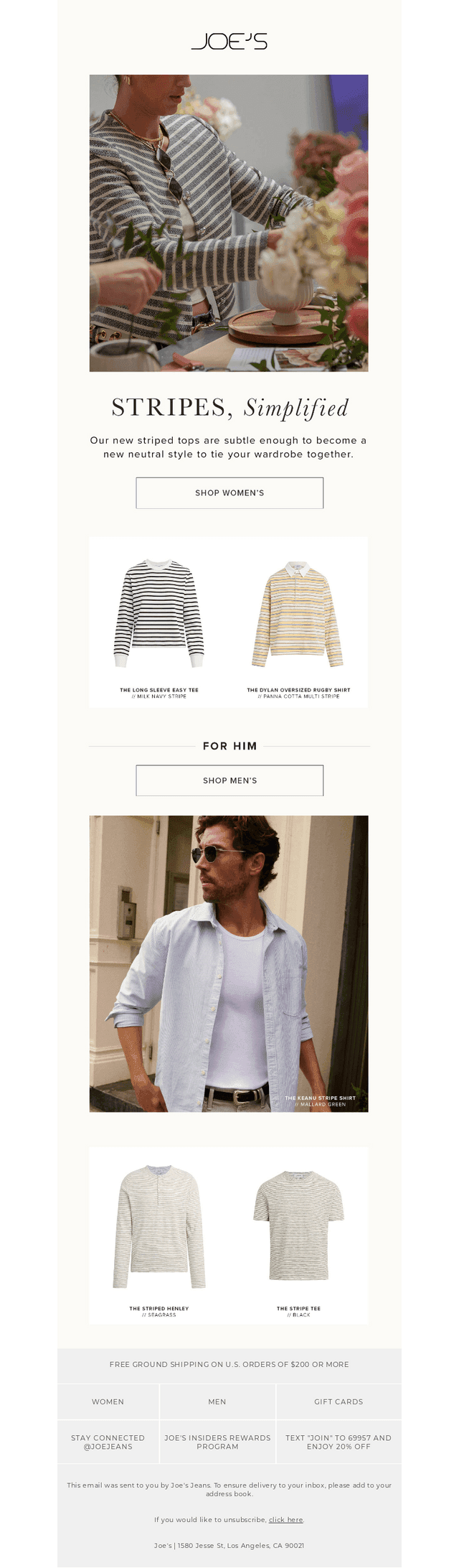 An Understated Take on Stripes