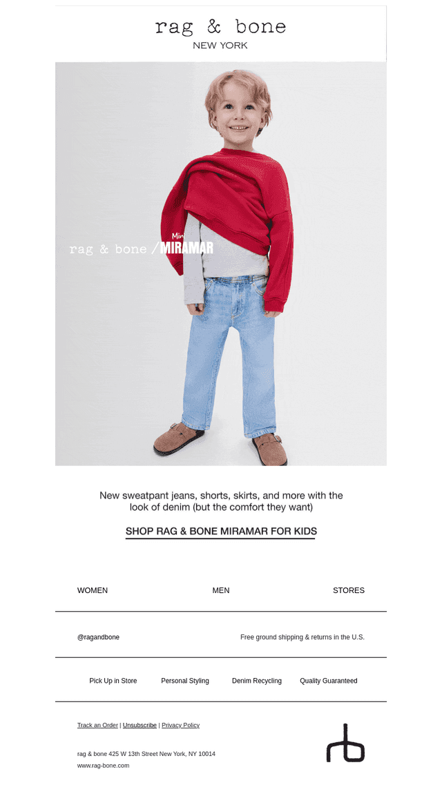 Sweatpant Jeans for Kids