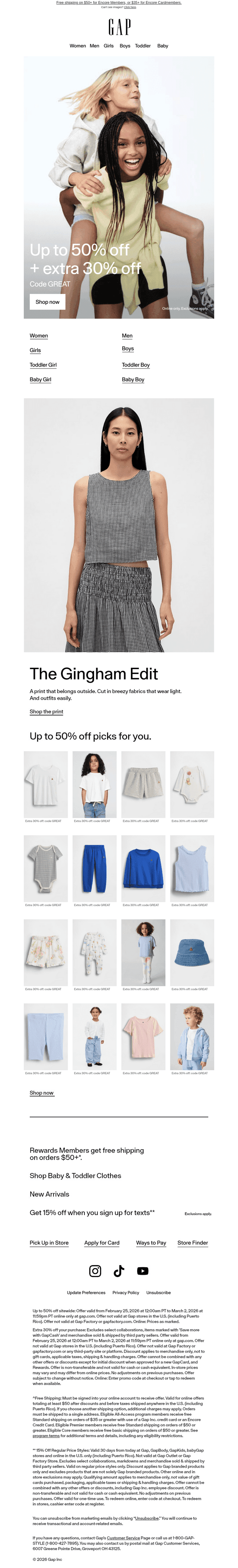 New arrivals + 30% off = your perfect spring lineup