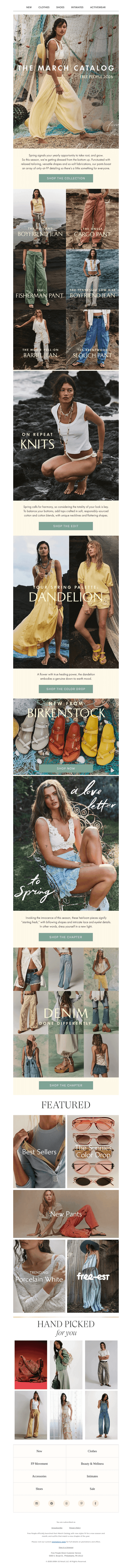 The Monday Drop: March Catalog