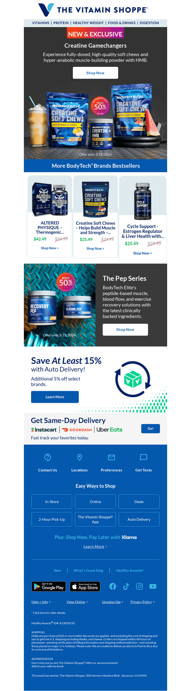 Psst.. huge BodyTech sale inside
