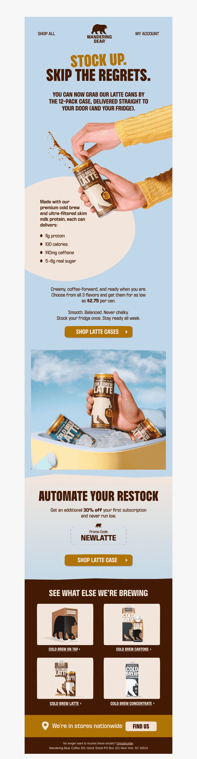 Your Latte, Now by the Case