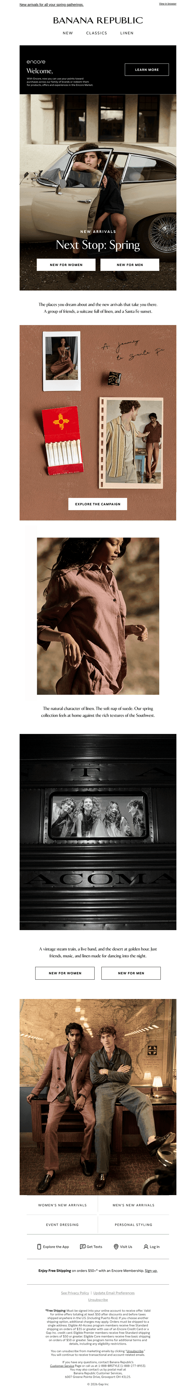 March New Arrivals