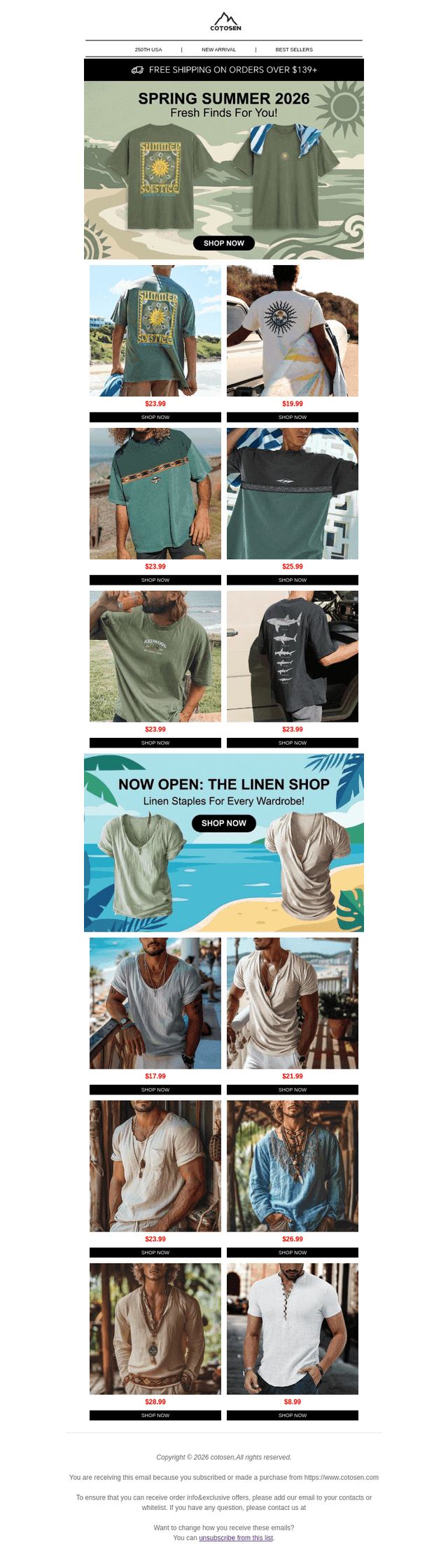 There, Your Spring & Summer Picks Are In