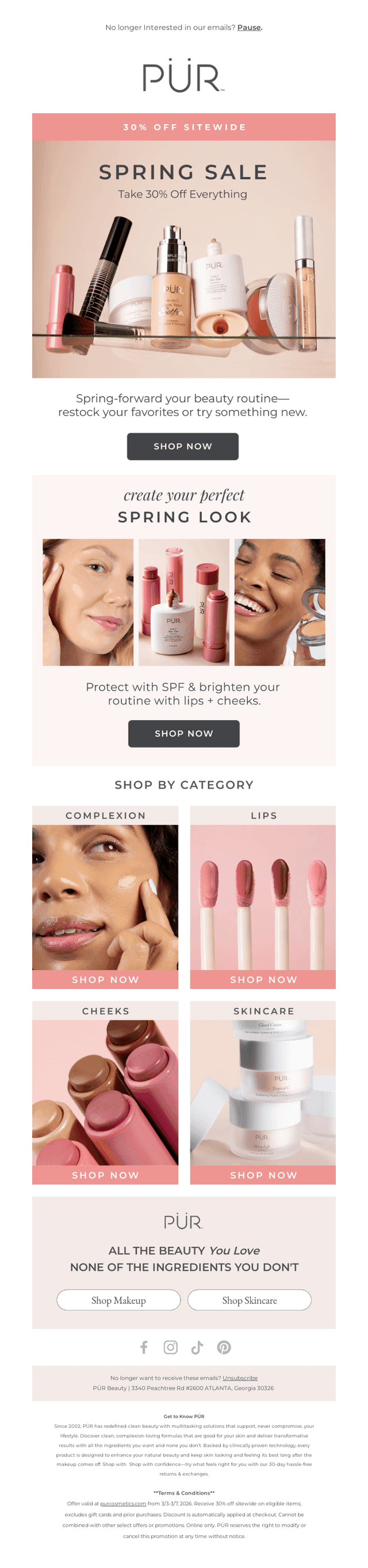 30% Off Sitewide: Spring Starts Early