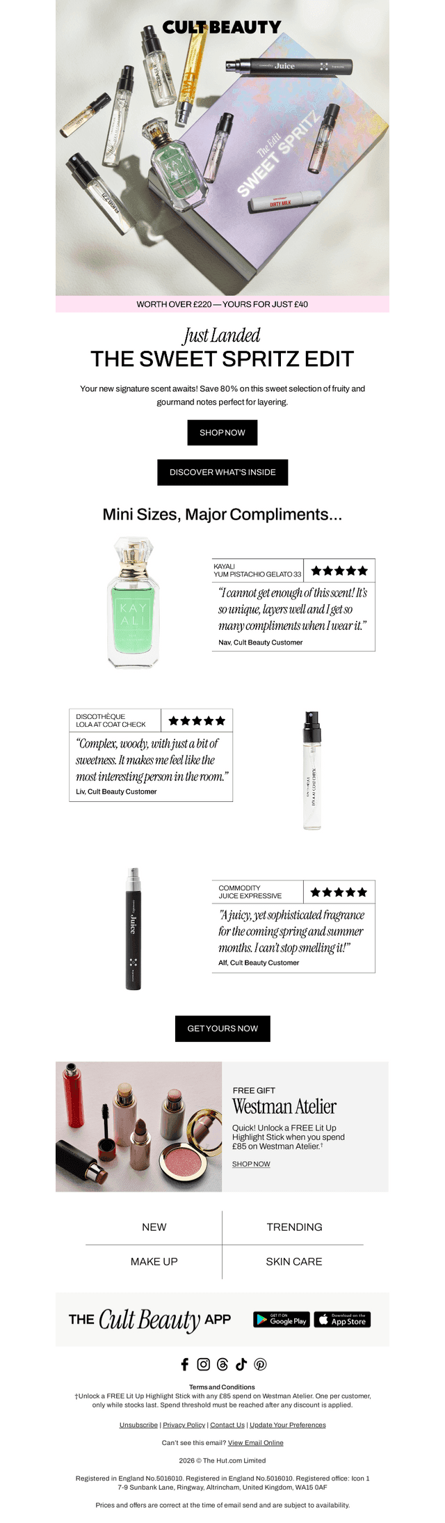 Mini sizes, major compliments…