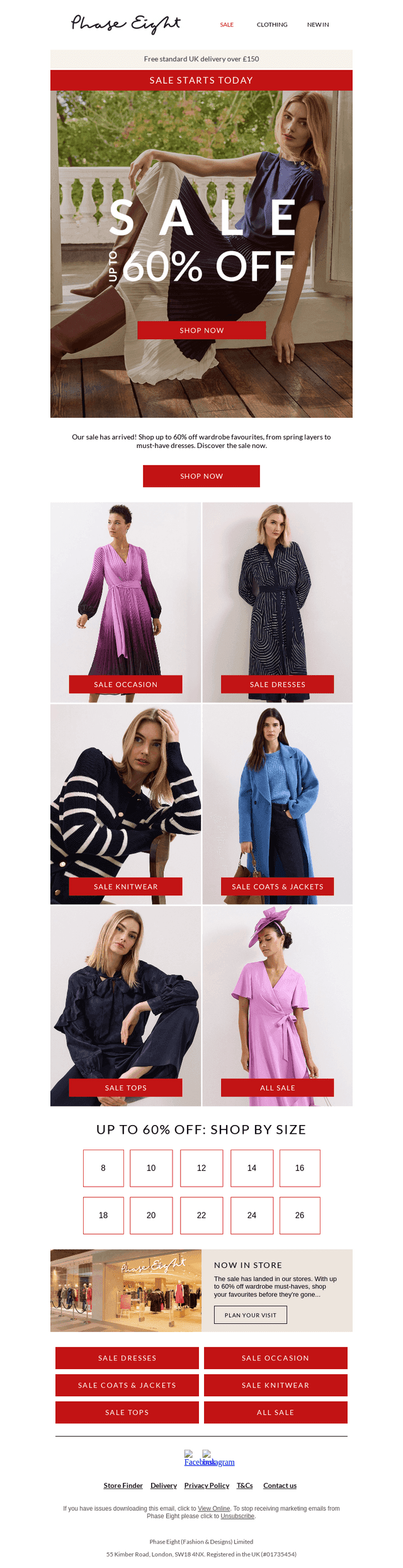 It's here: SALE up to 60% off