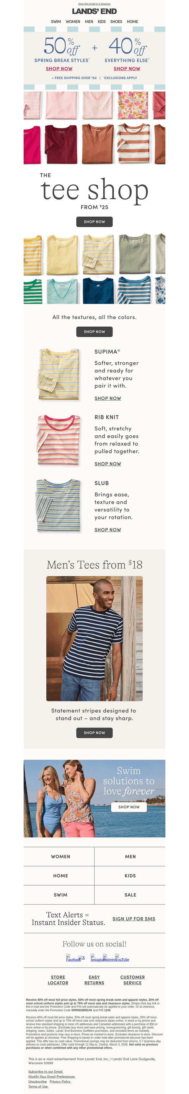 Check out Tee Shop! Now from $25