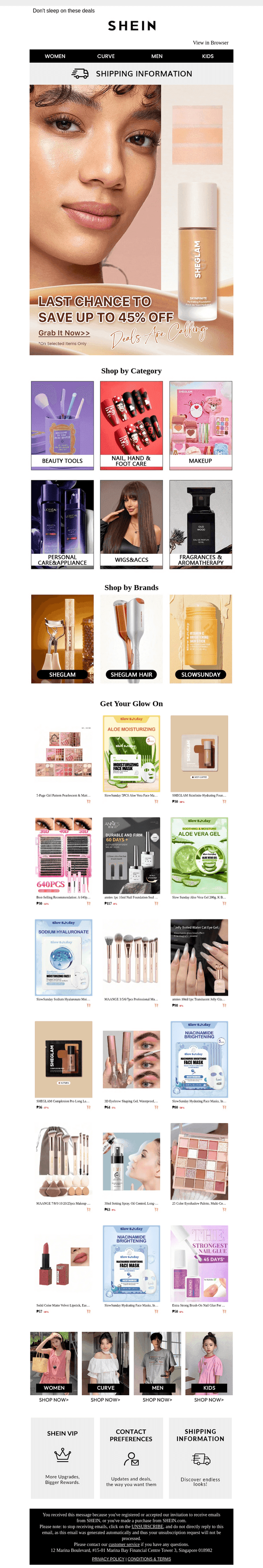 Up To 45% OFF Your Favorite Makeup💄✨