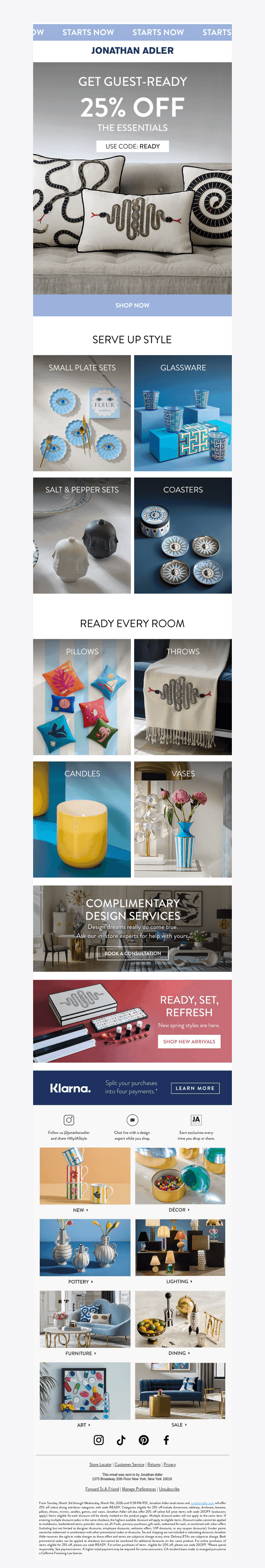 STARTS NOW: 25% OFF GUEST-READY ESSENTIALS