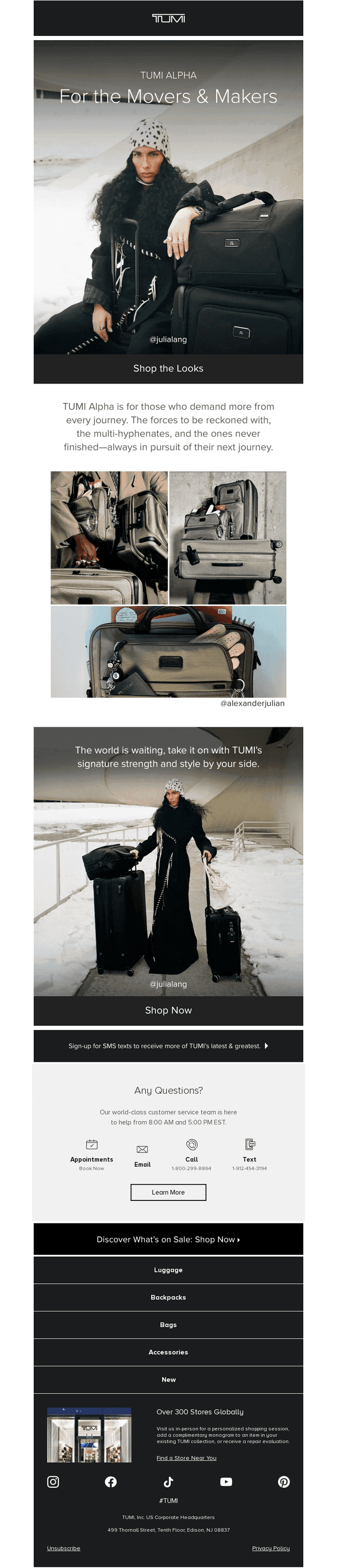 Take On The World With TUMI Alpha