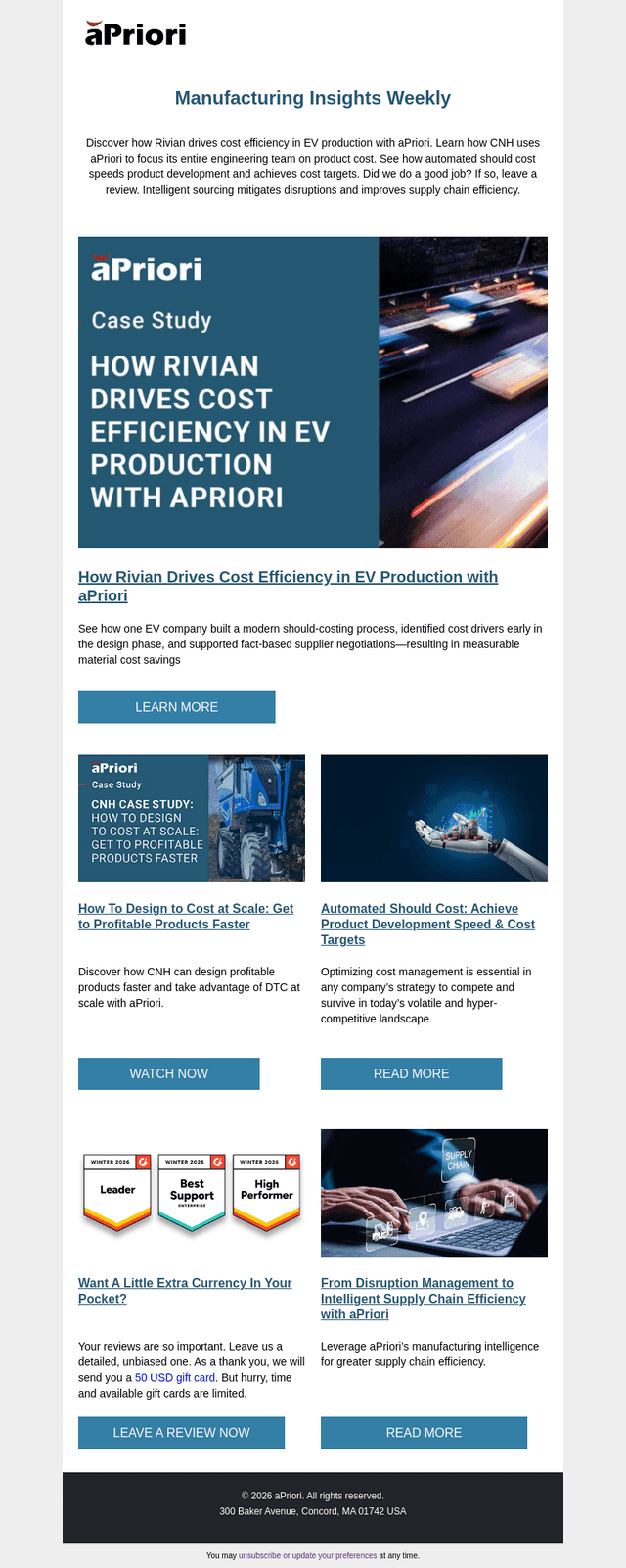 How CNH & Rivian are Automating aPriori Intelligence