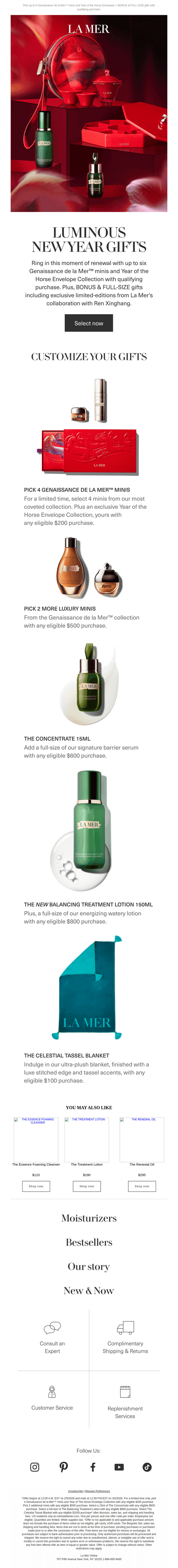 La Mer email from Tue, Mar 3, 2026